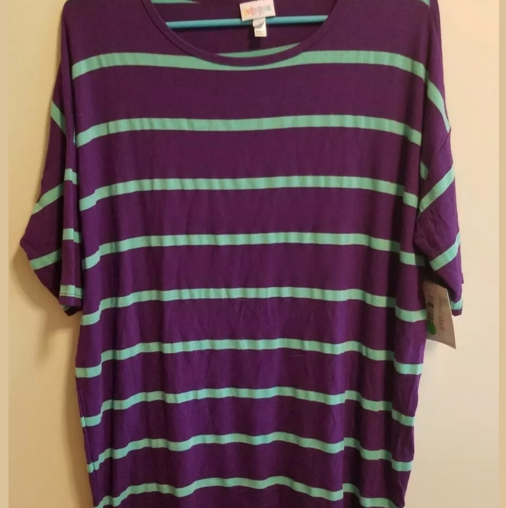 Lularoe Irma striped tee